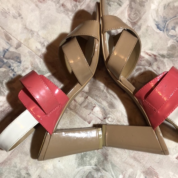 Rampage Strappy Chunky Heel Sandals - Picture 4 of 7